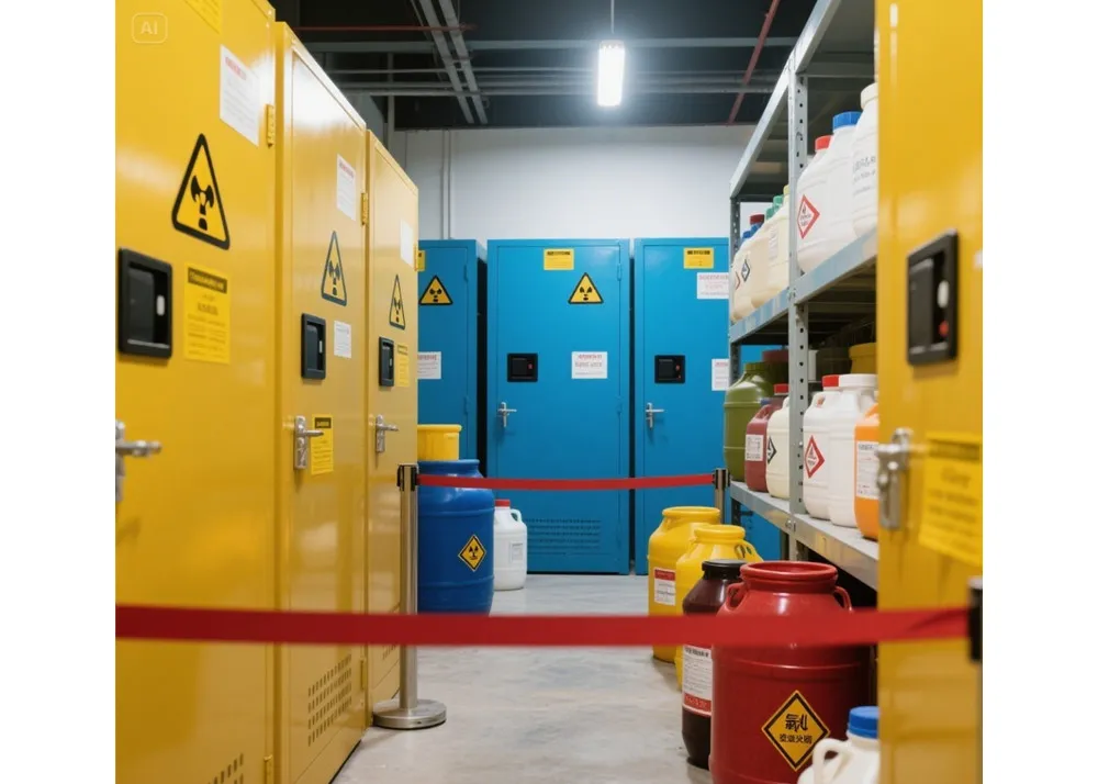 ဓာတုအန္တရာယ်ကင်းရှင်းရေး- လုံခြုံသောသိုလှောင်မှုအလေ့အကျင့်များမှတစ်ဆင့် သင့်လုပ်ငန်းခွင်တွင် ဘေးအန္တရာယ်များကို ကာကွယ်ပေးခြင်း။